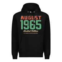 Black August 1965 Limited Edition 55 Years Of Being Awesome Premium Hoodie - Bettercallsaul