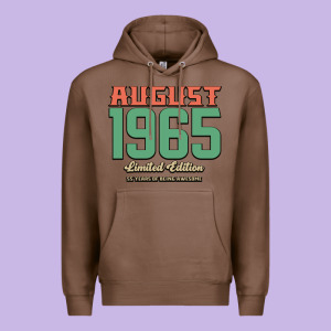 August 1965 Limited Edition 55 Years Of Being Awesome Premium Hoodie Designed By Bettercallsaul