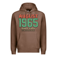 Chestnut August 1965 Limited Edition 55 Years Of Being Awesome Premium Hoodie - Bettercallsaul