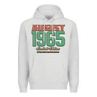 Dove Grey August 1965 Limited Edition 55 Years Of Being Awesome Premium Hoodie - Bettercallsaul