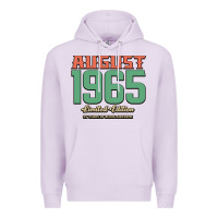 Lilac August 1965 Limited Edition 55 Years Of Being Awesome Premium Hoodie - Bettercallsaul
