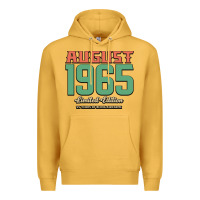 Mustard August 1965 Limited Edition 55 Years Of Being Awesome Premium Hoodie - Bettercallsaul