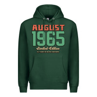 Sports Green August 1965 Limited Edition 55 Years Of Being Awesome Premium Hoodie - Bettercallsaul