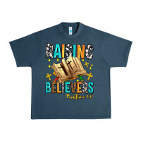 Midnight Navy Raising believers matthew 4 17 Urban Heavy Tee - AdoDesignShop