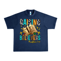 Navy Raising believers matthew 4 17 Urban Heavy Tee - AdoDesignShop