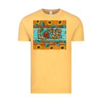 Vintage Mustard Sunflower Leopard Thanksgiving Love Vintage Tee - Artiststas