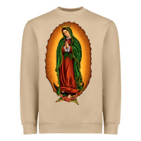 Mushroom our lady of Guadalupe Heavyweight Sweatshirt - JahusDesignShop