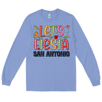 Colony Blue lets fiesta san antonio Long Sleeve Tee - JahusDesignShop