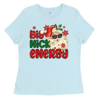 Baby Blue big nick energy Ladies Tee - MaliasSmallBusiness