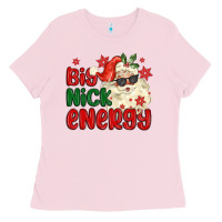 Bubblegum Pink big nick energy Ladies Tee - MaliasSmallBusiness