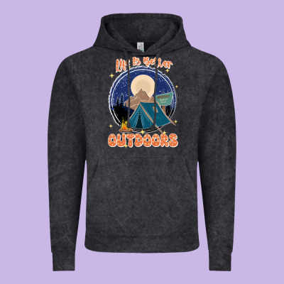 Life Is Better Outdoors Vintage Hoodie Designed By Jahusdesignshop