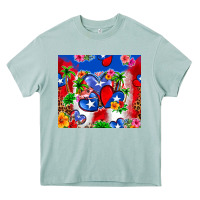 Puerto Rico Hearts Heavy Core Tee | Teevron