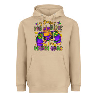 Mushroom i paused my game for mardi gras Heavyweight Hoodie - LillyAllenDesigns
