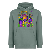 Sage i paused my game for mardi gras Heavyweight Hoodie - LillyAllenDesigns