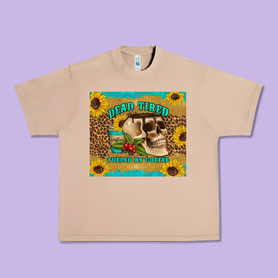 Dead Tired Fueled By Coffee Urban Heavy Tee Designed By Artiststas