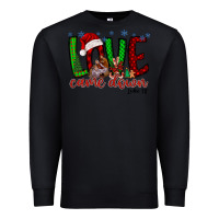Black love came dow christmas Premium Sweatshirt - RacoonDesign