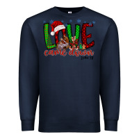 Navy love came dow christmas Premium Sweatshirt - RacoonDesign