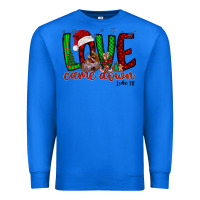 True Royal love came dow christmas Premium Sweatshirt - RacoonDesign