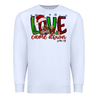 White love came dow christmas Premium Sweatshirt - RacoonDesign