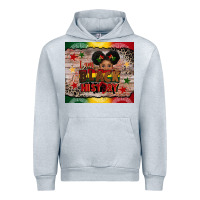 Heather Grey i am black history Urban Hoodie - CowGirlArtShop