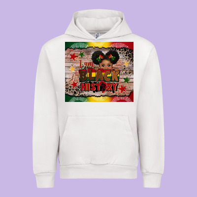 I Am Black History Urban Hoodie Designed By Cowgirlartshop