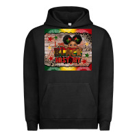 Pigment Black i am black history Urban Hoodie - CowGirlArtShop