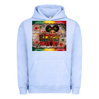 Pigment Grape Ice i am black history Urban Hoodie - CowGirlArtShop