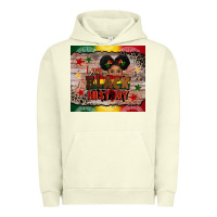 Pigment Pistachio i am black history Urban Hoodie - CowGirlArtShop