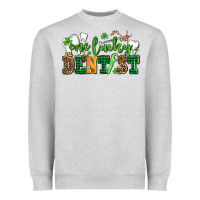 Heather Grey st patricks day one lucky dentist Heavyweight Sweatshirt - AdoDesignShop