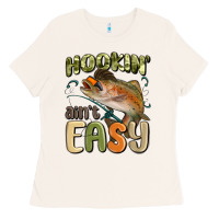 Bone hookin' ain't easy Ladies Tee - MaliasSmallBusiness