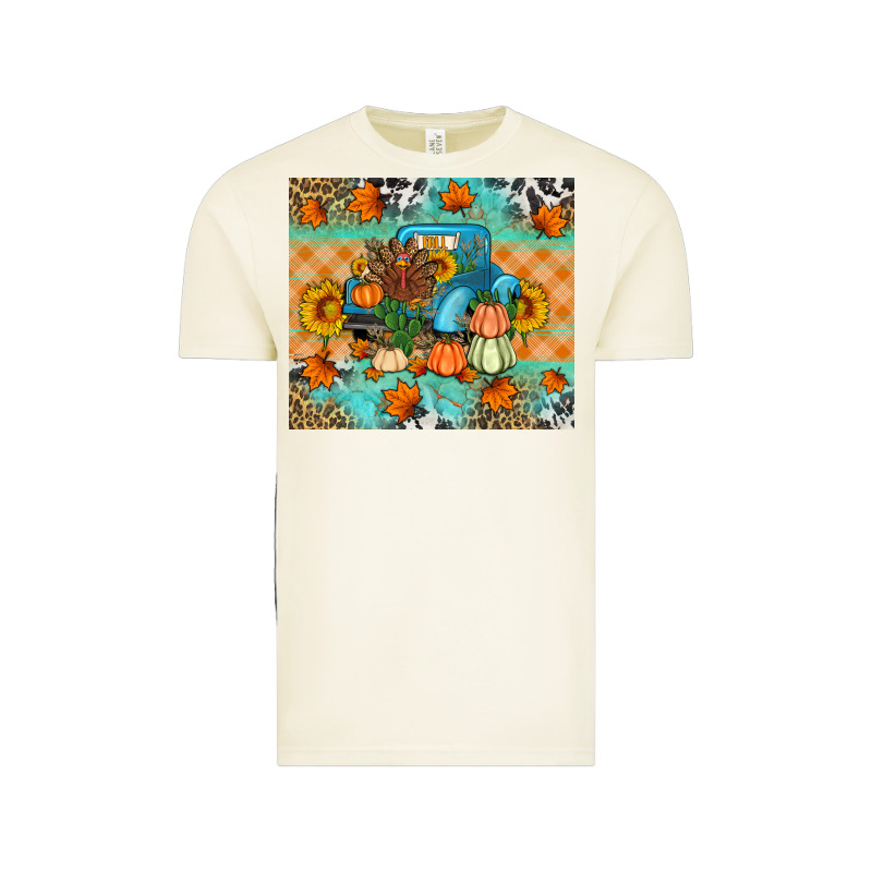 Thanksgiving Truck With Turkey Vintage Tee by Artiststas | Teevron