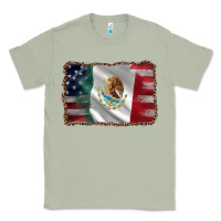 Matcha mexico flag and usa flag Classic Tee - AdoDesignShop