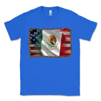 True Royal mexico flag and usa flag Classic Tee - AdoDesignShop