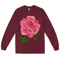 Burgundy queen of elegance Long Sleeve Tee - LillyAllenDesigns
