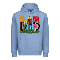 Colony Blue a sons first hero a daughters first love Premium Hoodie - JahusDesignShop