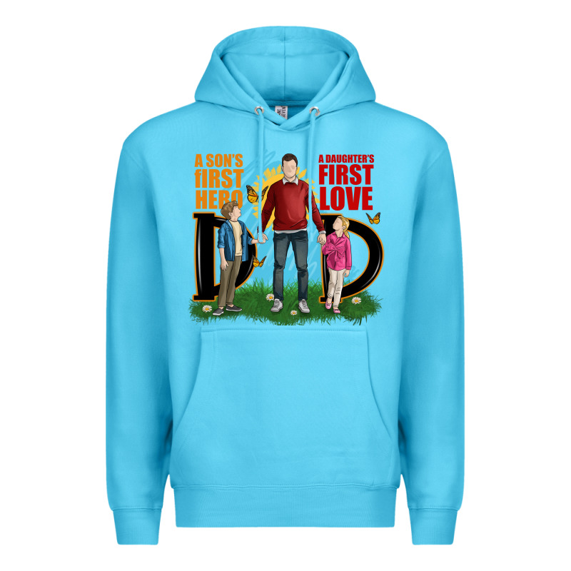 A Sons First Hero A Daughters First Love Premium Hoodie by JahusDesignShop | Teevron