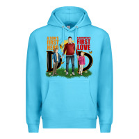 Ocean Blue a sons first hero a daughters first love Premium Hoodie - JahusDesignShop