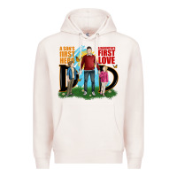 Pale Pink a sons first hero a daughters first love Premium Hoodie - JahusDesignShop