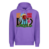 Purple a sons first hero a daughters first love Premium Hoodie - JahusDesignShop