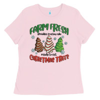 Farm Fresh Christmas Trees Ladies Tee | Teevron