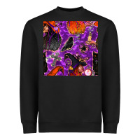 Black halloween witch seamless pattern Heavyweight Sweatshirt - BundleAndBundleShop