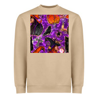 Mushroom halloween witch seamless pattern Heavyweight Sweatshirt - BundleAndBundleShop