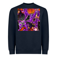 Navy halloween witch seamless pattern Heavyweight Sweatshirt - BundleAndBundleShop
