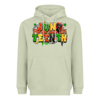 Matcha juneteenth free ish since 1865 Heavyweight Hoodie - LillyAllenDesigns