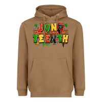 Toasted Coconut juneteenth free ish since 1865 Heavyweight Hoodie - LillyAllenDesigns