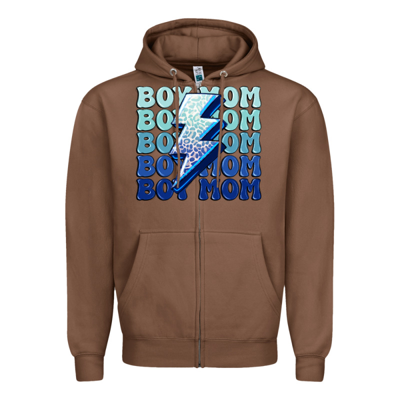 Boy Mom Zipper Hoodie by MaliasSmallBusiness | Teevron