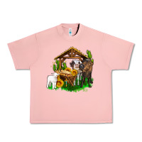 Salmon jesus holy night cows and sunflowers Urban Heavy Tee - AdoDesignShop