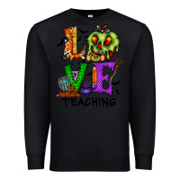 Black love taching halloween Premium Sweatshirt - RacoonDesign