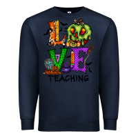 Navy love taching halloween Premium Sweatshirt - RacoonDesign