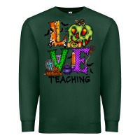 Sports Green love taching halloween Premium Sweatshirt - RacoonDesign